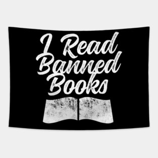 I Read Banned Books Book Ban Protest Stop Book Bans Tapestry