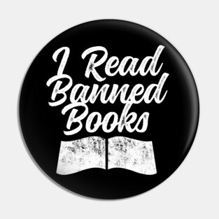 I Read Banned Books Book Ban Protest Stop Book Bans Pin