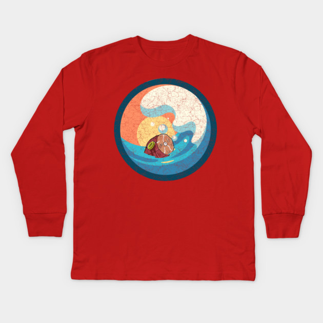 Wave Rum Ham Kids Long Sleeve T-Shirt by DankyDevito