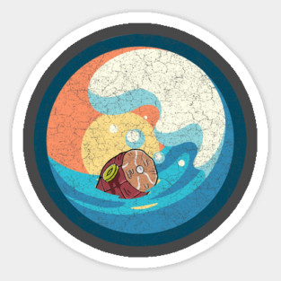 Wave Rum Ham Sticker