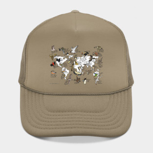 Bird migration map Hat
