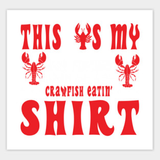 Great Crawfish Boil Seafood Boil Crawfish Eating Sticker