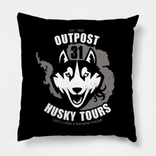 Husky Dog: Outpost 31 Tours Pillow