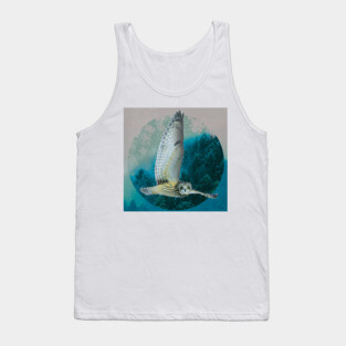 Winter Solstice Blessings, Flying Owl Tank Top
