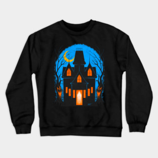 FrightFall2021: Haunted House Crewneck Sweatshirt