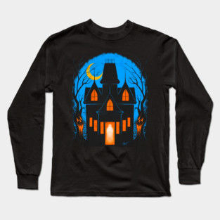 FrightFall2021: Haunted House Long Sleeve T-Shirt
