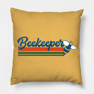 Retro Beekeeper Pillow