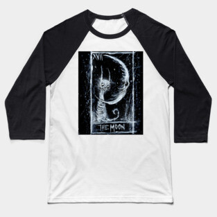 The Moon tarot card art by Gus Fink Baseball T-Shirt