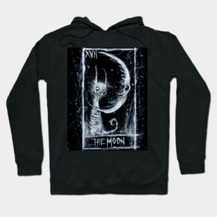 The Moon tarot card art by Gus Fink Hoodie
