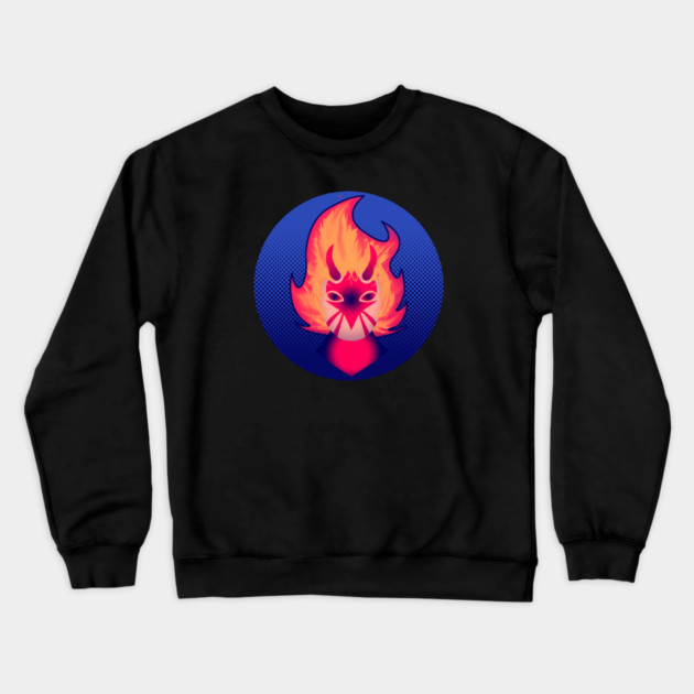 FIRE BO Crewneck Sweatshirt by droidmonkey