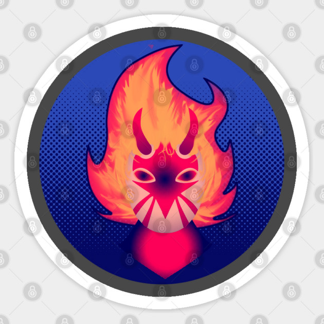 FIRE BO Sticker by droidmonkey