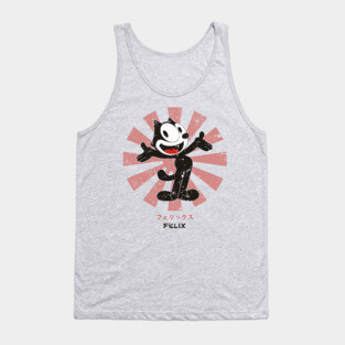 Felix The Cat Retro Japanese Tank Top