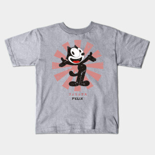 Felix The Cat Retro Japanese Kids T-Shirt