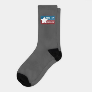 Austin Revolution Film Festival alt logo Socks