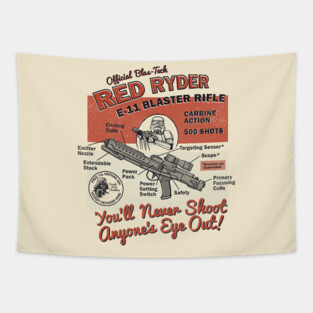 Red Ryder Blaster Tapestry