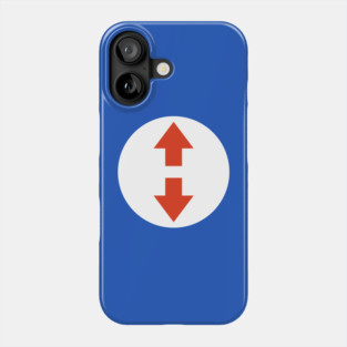 Don't look up or down Phone Case