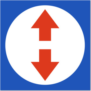 Don't look up or down Posters and Art