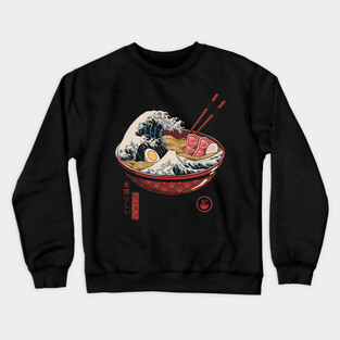 Great Ramen Wave Crewneck Sweatshirt