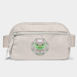 Mandala Luna Moth Bag