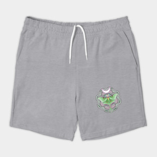 Mandala Luna Moth Shorts
