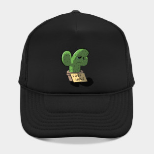Free Hugs Sad Cactus Hat