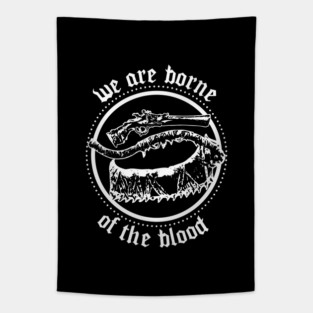 Bloodborne Garage Tapestry