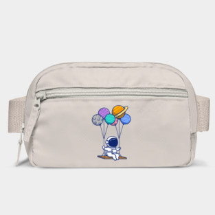 Cute Astronaut Swinging With Planets Bag