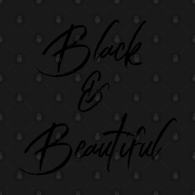 Black & Beautiful | African American | Black Lives by UrbanLifeApparel