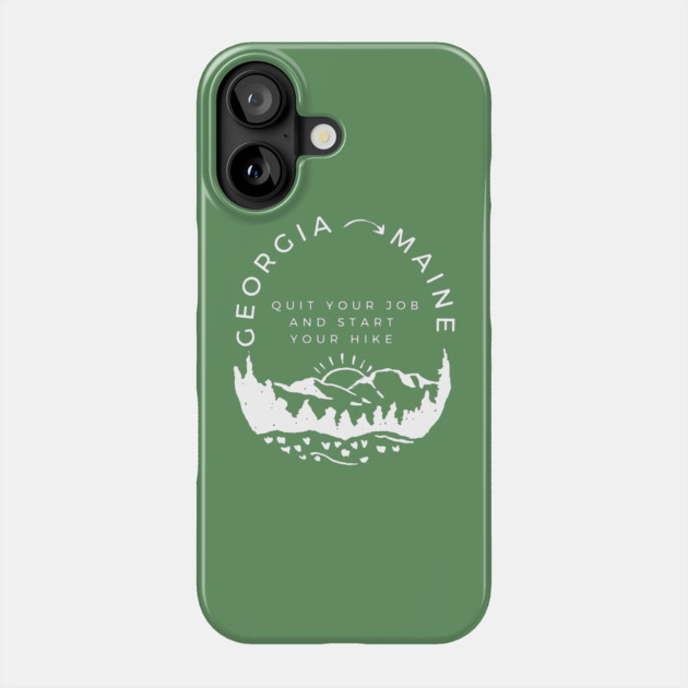 Appalachian Trail Georgia to Maine Phone Case by Camp Happy Hour