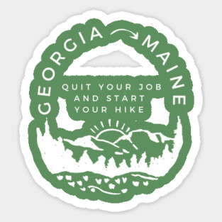 Appalachian Trail Georgia to Maine Sticker