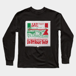 DO THE RIGHT THING / Sal's / ORIGINAL PIZZA BOX Long Sleeve T-Shirt