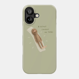 Bigfoot Caught on Tape Phone Case