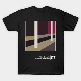 At The Drive-In - Acrobatic Tenement / Minimal Style Graphic Artwork T-Shirt
