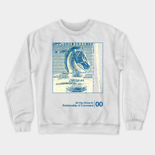 At the Drive-In - Relationship of Command / Minimal Graphic Artwork Design Crewneck Sweatshirt