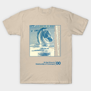 At the Drive-In - Relationship of Command / Minimal Graphic Artwork Design T-Shirt