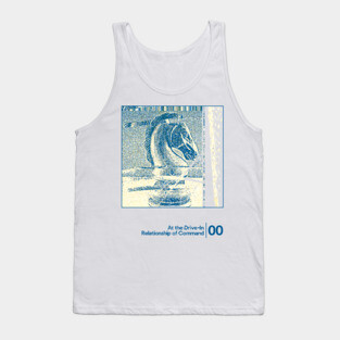 At the Drive-In - Relationship of Command / Minimal Graphic Artwork Design Tank Top
