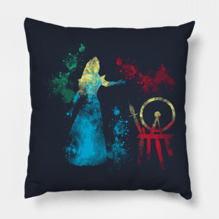 Sleeping paint Pillow