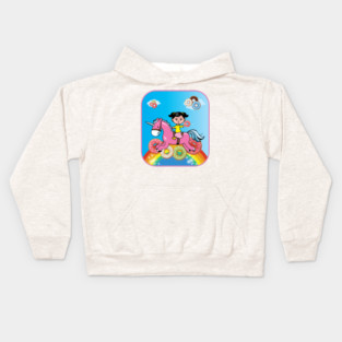 Unicorns and Donuts Kids Hoodie