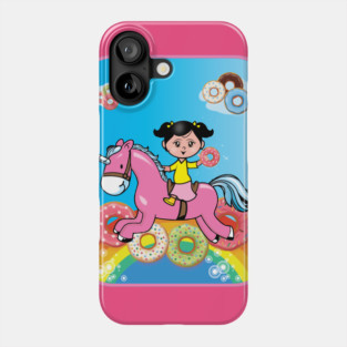 Unicorns and Donuts Phone Case