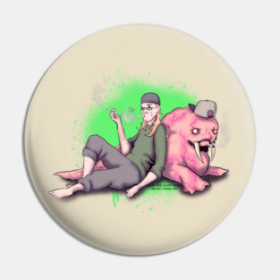 Jay & Silent Tusk Pin