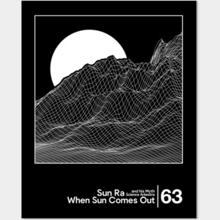 Sun Ra - When Sun Comes Out / Minimal Style Graphic Artwork Design Posters and Art