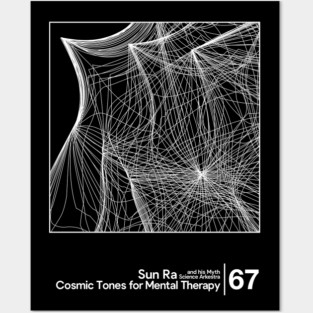 Sun Ra - Cosmic Tones / Minimal Style Graphic Artwork Design Posters and Art