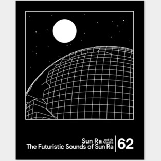 The Futuristic Sounds of Sun Ra / Minimal Style Graphic Artwork Design Posters and Art