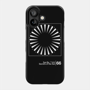 Sun Ra - Secrets of the Sun / Minimal Style Graphic Artwork Design Phone Case