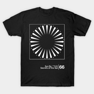 Sun Ra - Secrets of the Sun / Minimal Style Graphic Artwork Design T-Shirt
