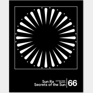 Sun Ra - Secrets of the Sun / Minimal Style Graphic Artwork Design Posters and Art
