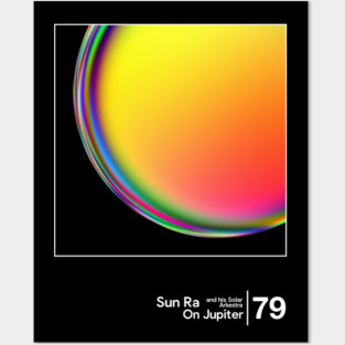 Sun Ra - On Jupiter / Minimal Style Graphic Artwork Design Posters and Art