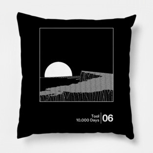 Tool - 10.000 Days / Minimal Style Graphic Artwork Design Pillow