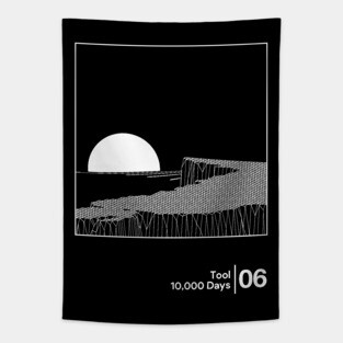 Tool - 10.000 Days / Minimal Style Graphic Artwork Design Tapestry