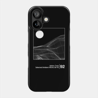Aphex Twin - Selected Ambient Works / Minimalist Style Graphic Design Phone Case